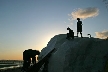 Massive White Rock, Canada Stock Photographs