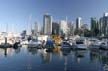 Coal Harbour Boats, Canada Stock Photos