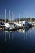 Coal Harbour Boats, Canada Stock Photos