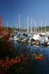 Coal Harbour Boats, Canada Stock Photos