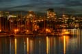 False Creek At Night, Downtown Vancouver