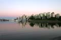 Burrard Inlet At Night, Canada Stock Photos