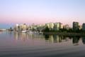 Burrard Inlet At Night, Canada Stock Photos