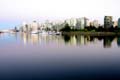 Burrard Inlet At Night, Canada Stock Photos