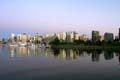 Burrard Inlet At Night, Canada Stock Photos