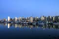 Burrard Inlet At Night, Canada Stock Photos