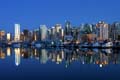 Coal Harbour At Night, Downtown Vancouver