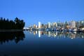 Burrard Inlet At Night, Canada Stock Photos