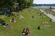 English Bay Beach, Canada Stock Photographs