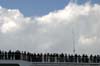 Cruise Ship Line Up, Canada Stock Photos