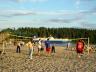 Volleyball Beach, Canada Stock Photographs