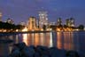 English Bay At Night, Canada Stock Photographs,0