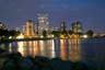 Downtown At Night, Canada Stock Photos