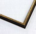 3/4 " Black & Gold with Lip Frame